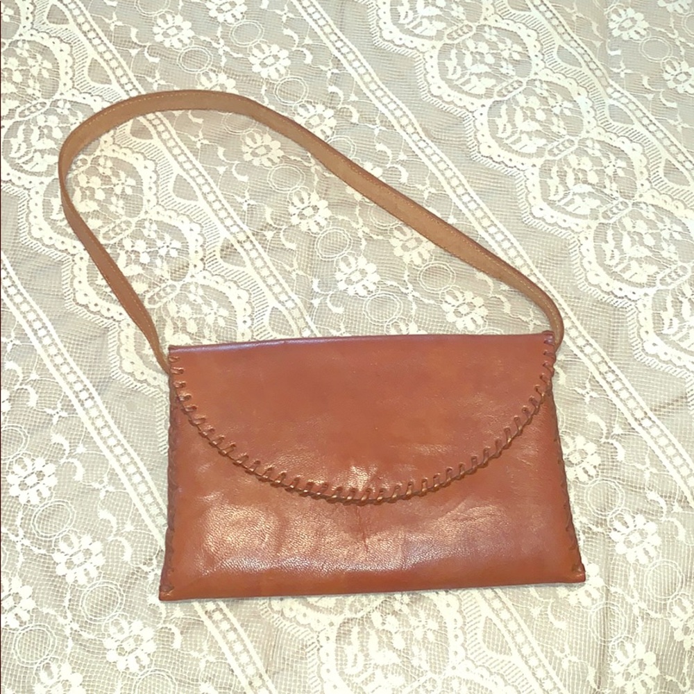 Vintage |  Brown Leather Handbag